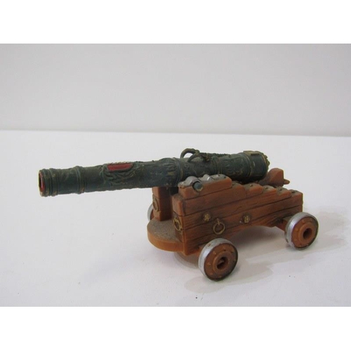 57 - MODEL CANNON, collection of 7 various model cannons