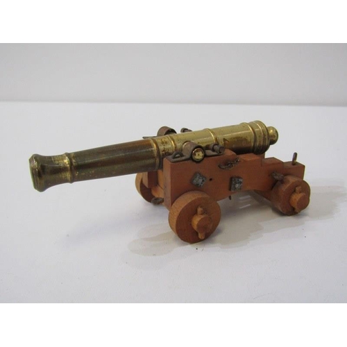 57 - MODEL CANNON, collection of 7 various model cannons