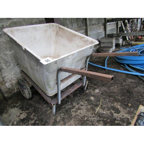 55 - Feed bin trolley