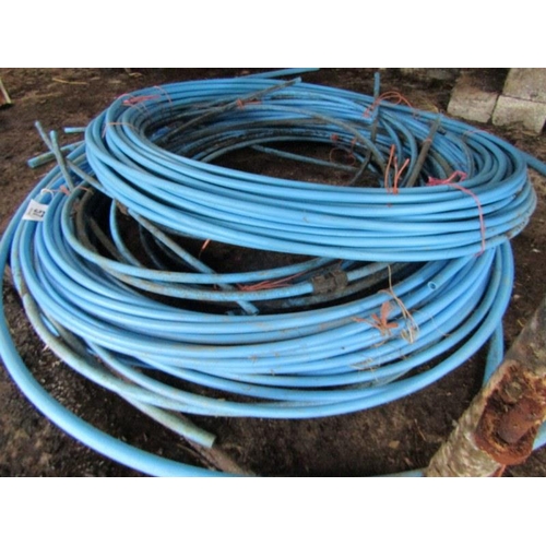 57 - Approx. 200M water pipe, including 2 large rolls of 20mm, also few other sizes