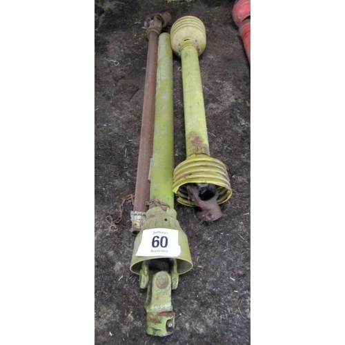 60 - 2 x PTO shafts and covers