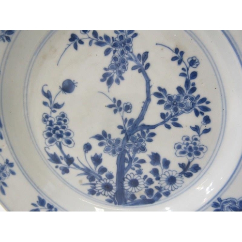 31 - ORIENTAL CERAMICS, a Canton porcelain plate and bowl decorated with buildings along a riverside, wit... 