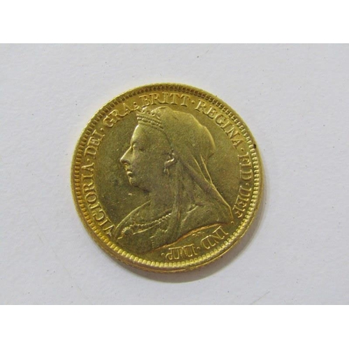 37 - HALF SOVEREIGN, 1893, higher grade