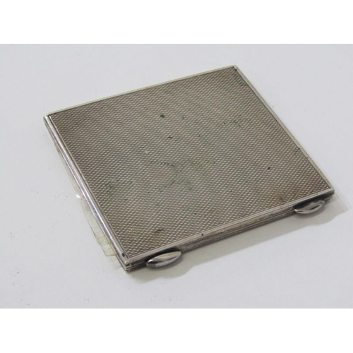 240 - ENGLISH & CONTINENTAL SILVER, silver cigarette case with foliate engraved decoration, Birmingham 193... 