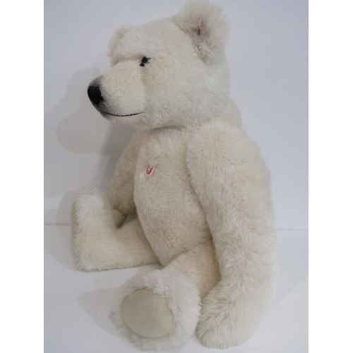 494 - STEIFF BEAR, Polar ted - (alpaca),no 036514, 64cm height, with box and COA