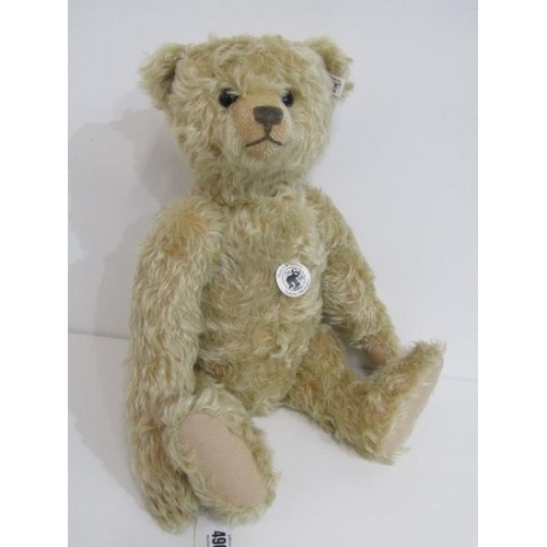 496 - STEIFF BEAR, Paul the growling bear in mohair, replica 1908, 46cm height, no 400513, with box and CO... 