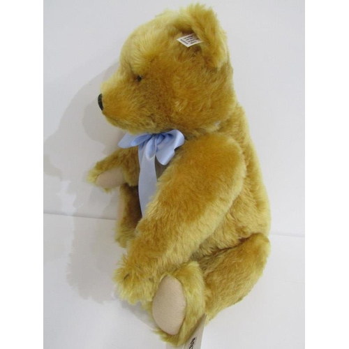 497 - STEIFF BEAR, 1960 replica mohair teddy bear, no 400049, 44cm height, with box and COA