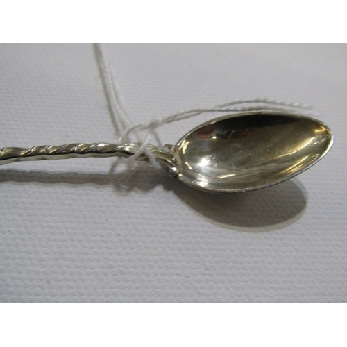 247 - NORWEGIAN SILVER COFFEE SPOONS, set of 6 ornate handled silver coffee spoons, marked NM 830S, 48 gra... 