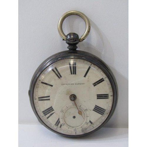 287 - SILVER PAIR CASED POCKET WATCH with fusee movement, movement stamped 