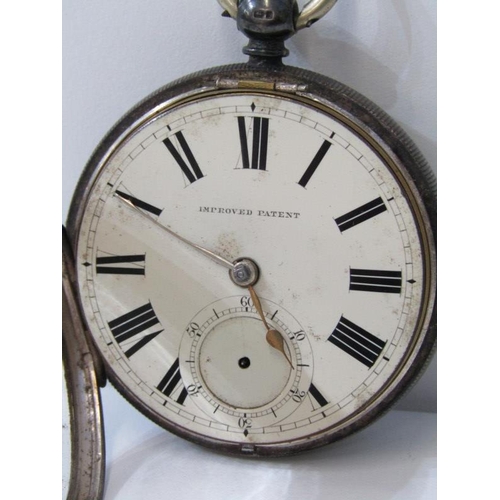 287 - SILVER PAIR CASED POCKET WATCH with fusee movement, movement stamped 