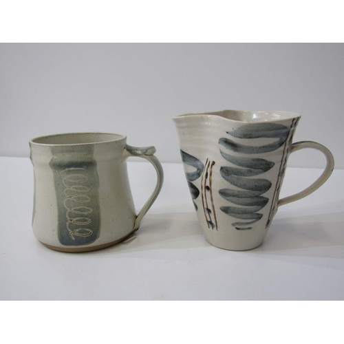 113 - STUDIO POTTERY, mixed studio pottery; vases, mugs, pin trays, etc, including Poole, Isle of Wight, A... 