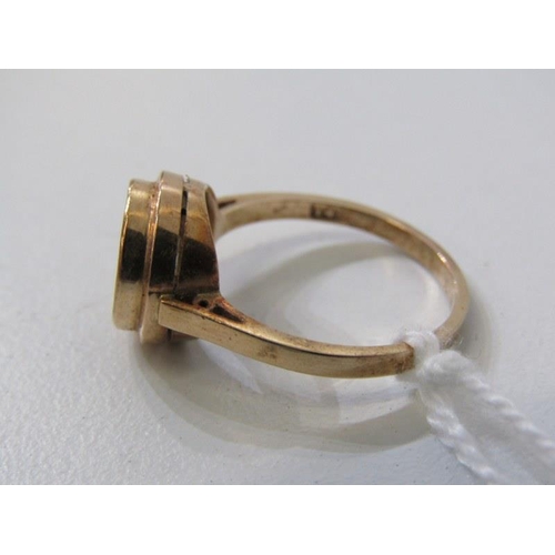 168 - RING MOUNT, 14ct yellow gold ring mount, size M, 3.1grms