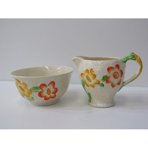 26 - STAFFORDSHIRE TEA SET, Staffordshire Daffodil pattern tea set