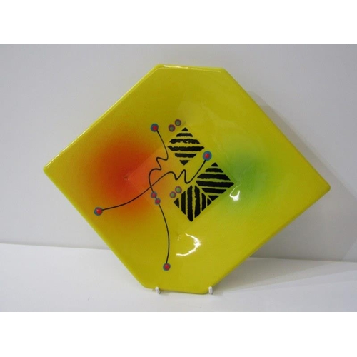 27 - RICHARD GODFREY, Richard Godfrey yellow ground plate, 20cm width