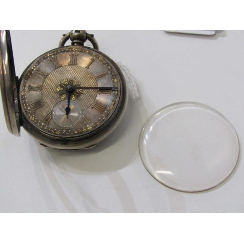 277 - PAIR CASED SILVER POCKET WATCH, with fusee movement, signed H Cross, engraved Brigg no 5985, with si... 