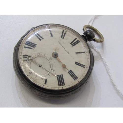 287 - SILVER PAIR CASED POCKET WATCH with fusee movement, movement stamped 