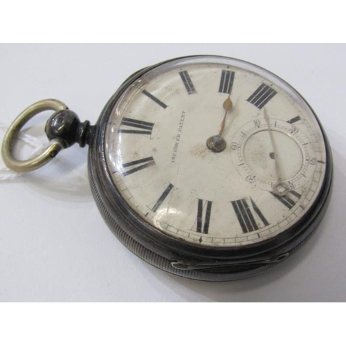 287 - SILVER PAIR CASED POCKET WATCH with fusee movement, movement stamped 