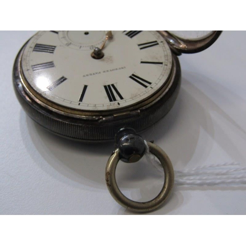 287 - SILVER PAIR CASED POCKET WATCH with fusee movement, movement stamped 