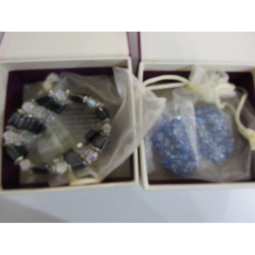 307 - COSTUME JEWELLERY, tray of boxed costume jewellery, many pieces by Inspirations, including Pandora s... 