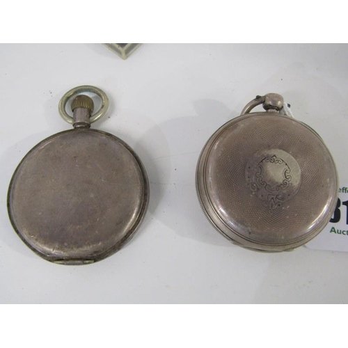 315 - SILVER CASED POCKET WATCH, silver cased key wind pocket watch, retailed by Salmon of St Columb, 1 ot... 