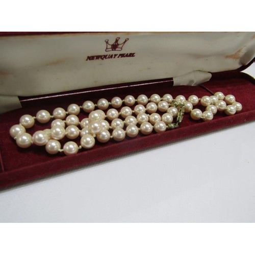 325 - PEARL NECKLACES AND COSTUME JEWELLERY, a selection of natural pearl and simulated pearl necklaces in... 