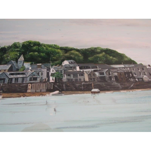 428 - FOWEY, signed painting on canvas 