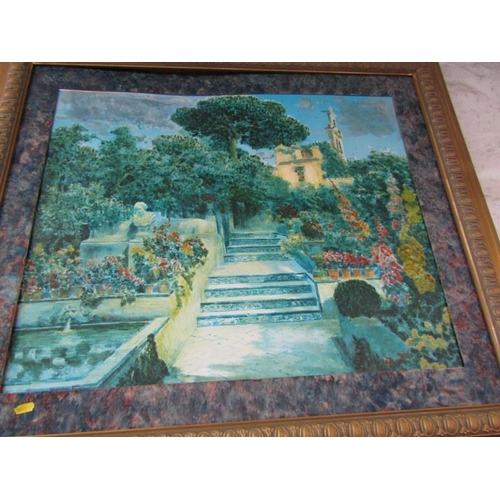 429 - MEDITERRANEAN SCHOOL, gilt framed picture 