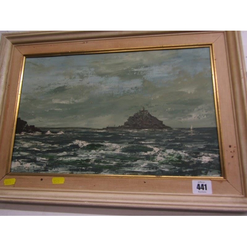 441 - NIGEL HALLARD, signed oil on board 