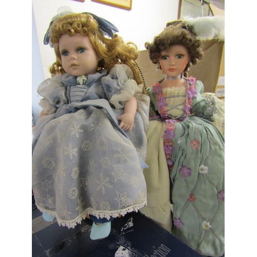 471 - 3 MODERN PORCELAIN DOLLS