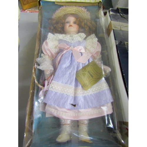 471 - 3 MODERN PORCELAIN DOLLS