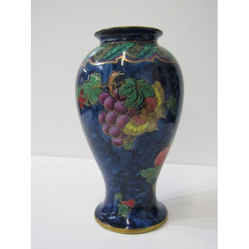 87 - CERAMICS, set of 6 Portmeirion ramekins, pair of oriental vase and 2 lustre glazed vases