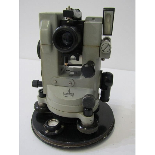 90 - OPTICAL THEODOLITE, Askamia Bambergeek portable theodolite in fitted case, together with 2 other sim... 