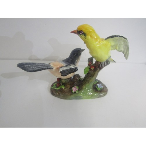 547 - ROYAL DOULTON, 2 Royal Doulton Golden Eagles figures from the bird of prey collection, Crown Staffor... 