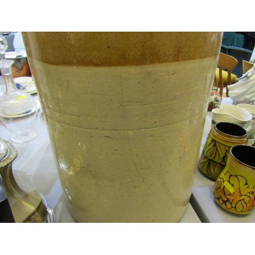 112 - STONEWARE FLAGON, Portsmouth interest, 