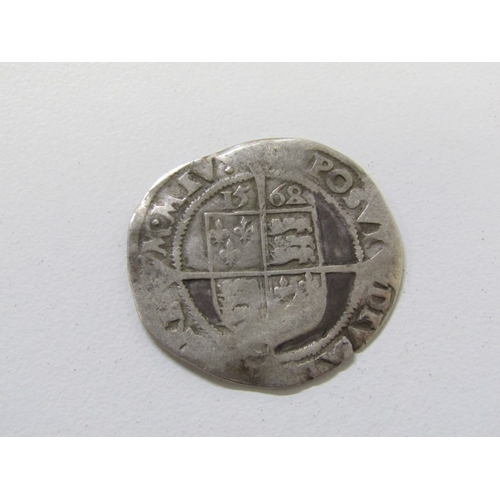 39 - Elizabeth I hammered silver sixpences 3rd to 5th issues: 1568 with rose & date, mintmark: coronet, S... 