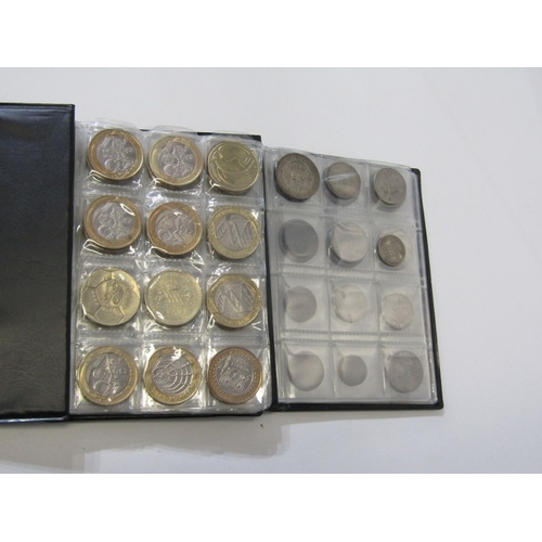 54 - Coin book of bi-metallic 2 pounds x 15, including 2002 Commonwealth Games x 5 & nickel-brass x 4 & a... 