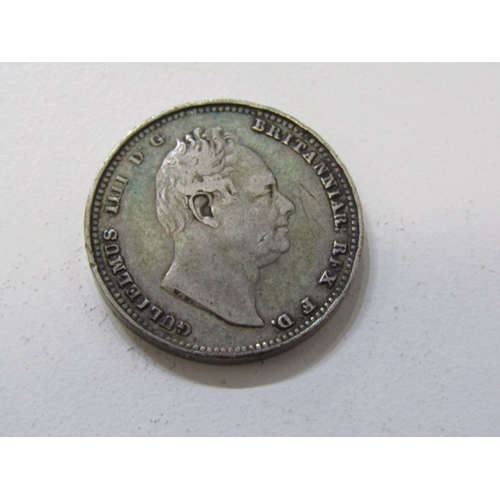 57 - 1836 George IV British Guinea silver 1 Guilder, scarce & difficult to find in this condition.     