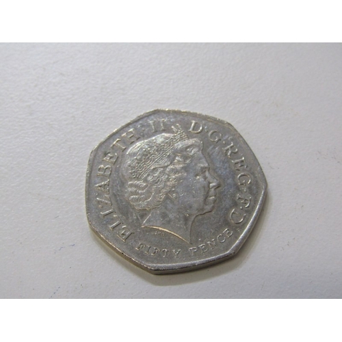 8 - 2009 ‘Kew Gardens’ 50 pence in circulated condition.  This is the more collectable original version ... 