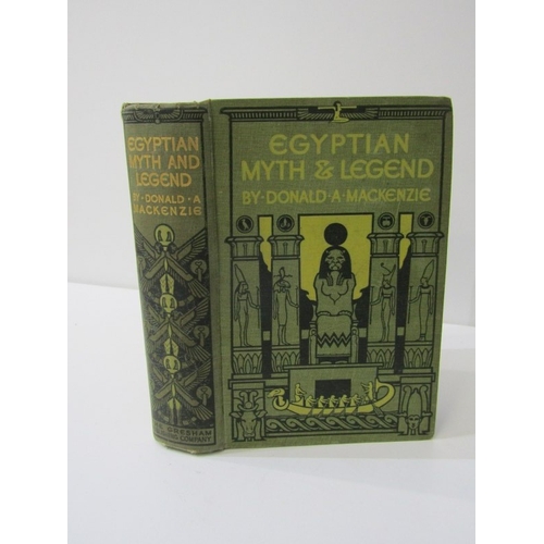 36 - 5 GILT LEATHER BOUND BOOKS AND 7 volumes from series 'Myth and Legend'