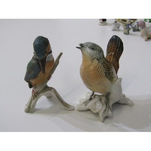 37 - COLLECTION OF PORCELAIN FIGURINES including Hummel figure