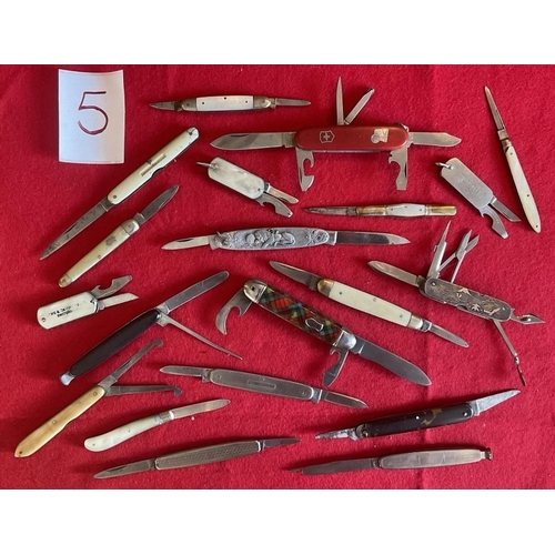 472 - VINTAGE PEN KNIVES, collection of assorted pen knives