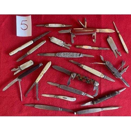 472 - VINTAGE PEN KNIVES, collection of assorted pen knives