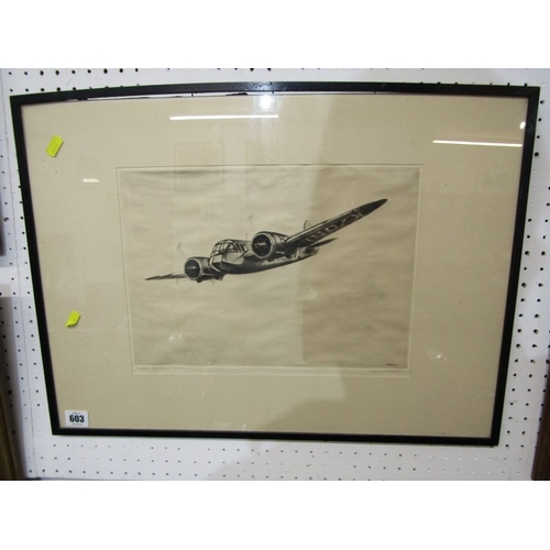 603 - JEFFERY WATSON, signed etching 