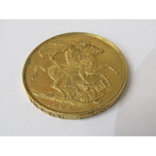4A - 1823 George IV gold two pounds. ‘Large Bare Head’ with St George & the Dragon on reverse.  Edge insc... 