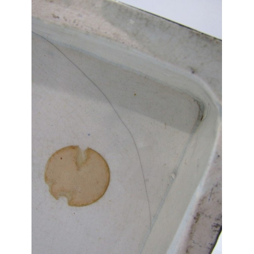 6 - VICTORIAN STAFFORDSHIRE, pair of early square base figures 