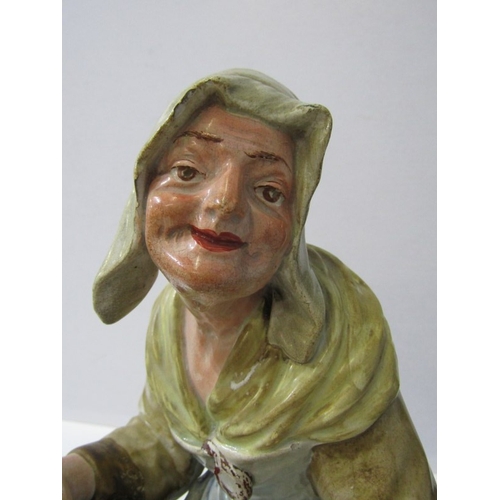 6 - VICTORIAN STAFFORDSHIRE, pair of early square base figures 