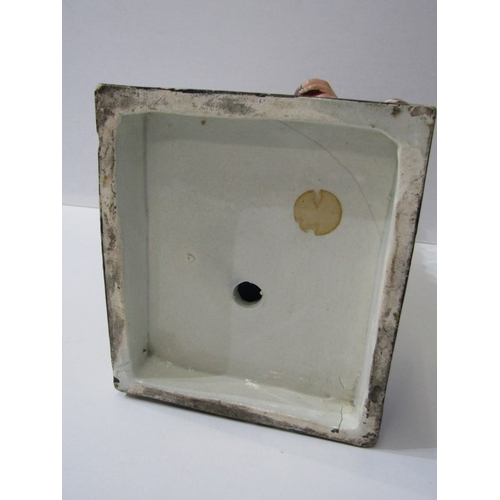 6 - VICTORIAN STAFFORDSHIRE, pair of early square base figures 