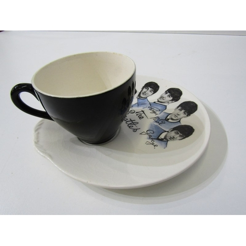 448 - BEATLES, portrait cup and saucer by Washington Pottery