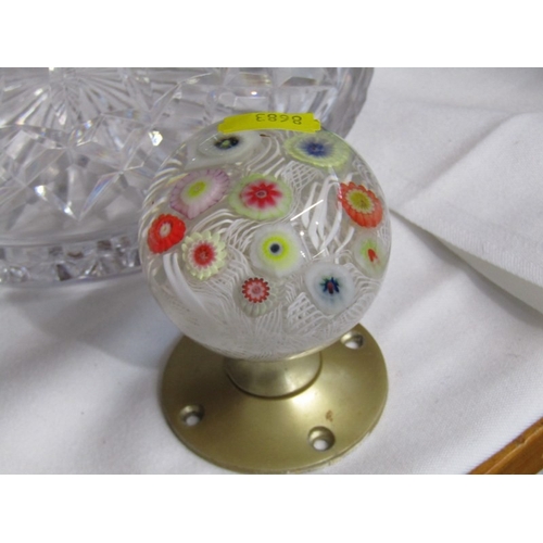 18 - CUT GLASS, cut glass ship's decanter, square form whisky decanter, ship in bottle, cut glass jug, et... 