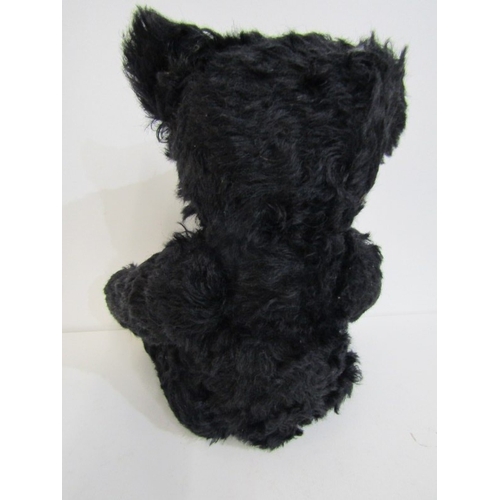 412 - STEIFF TEDDIES, 2 Steiff teddy bears; blonde classic 1920 teddy bear, no 000645 and black Original b... 